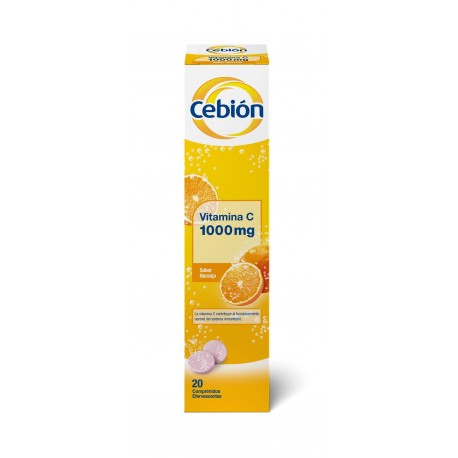 Cebion Vitamin C 1000Mg 20 Effervescent Tablets