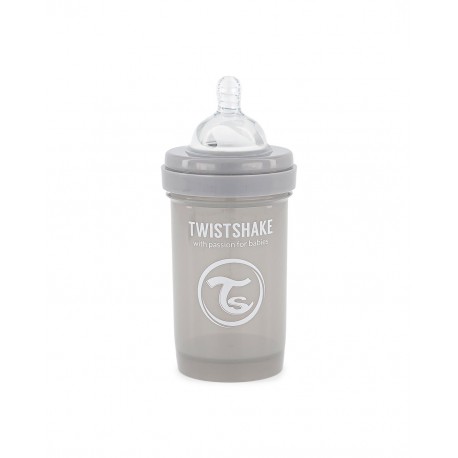 Twistshake Biberon Anti-Colicos Gris 180Ml (78254)