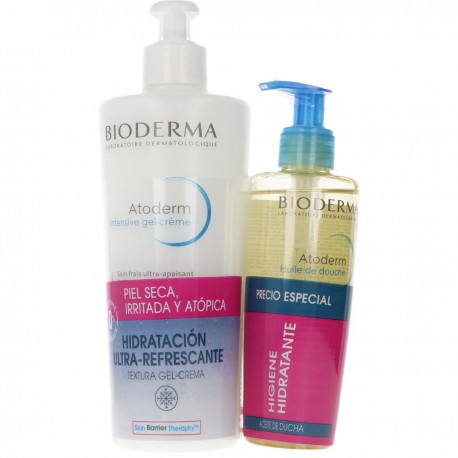 Bioderma Atoderm Gel Crema 500Ml + Atoderm Aceite de Ducha 200Ml