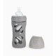 Twistshake Biberon Anticolico Vidrio 260Ml Gris