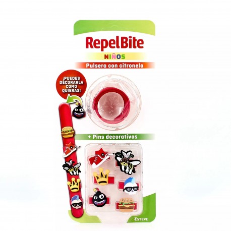 Repel Bite Crianças Pulseira Con Citronela Custom