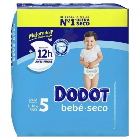 Dodot Ultra-Dry Size 5 11-16Kg 36 Nappies