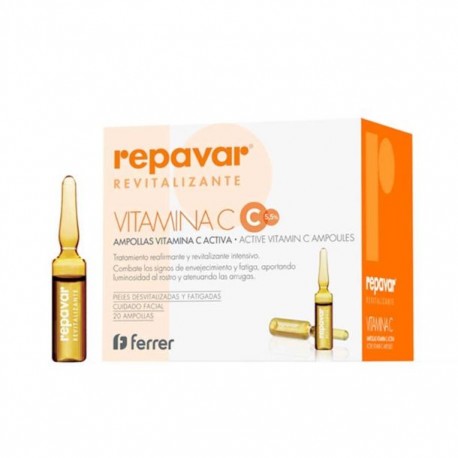 Repavar Revitalizante Vitamina C 20 Ampollas