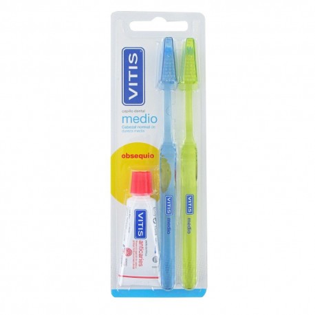 Vitis Toothbrush Adult Medium Duplo